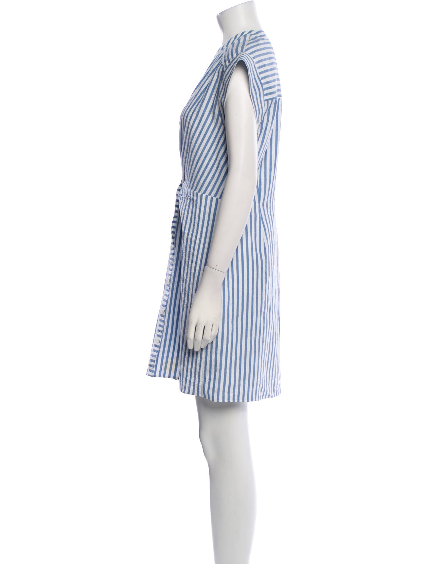 Veronica Beard Striped Mini Dress