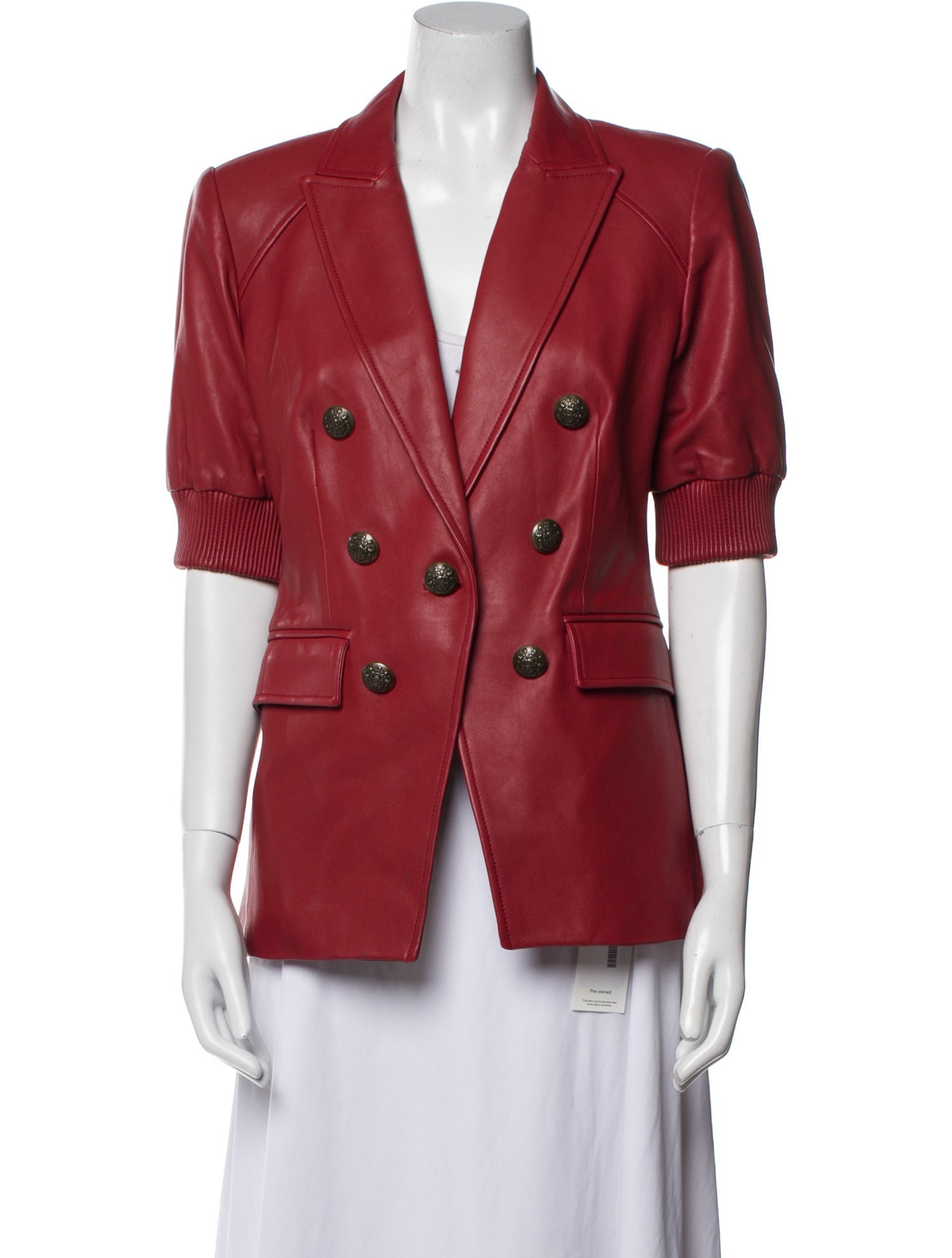 Veronica Beard Leather Blazer