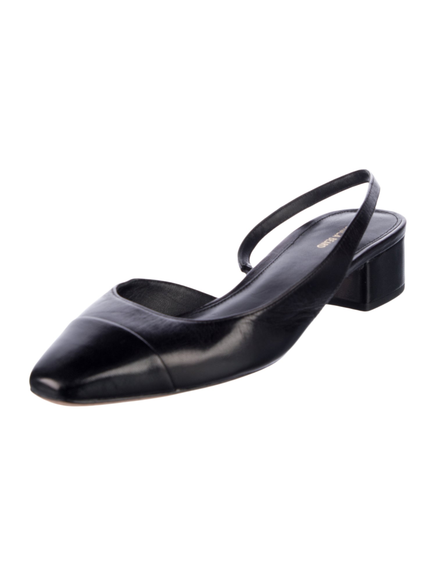 Veronica Beard Leather Slingback Flats
