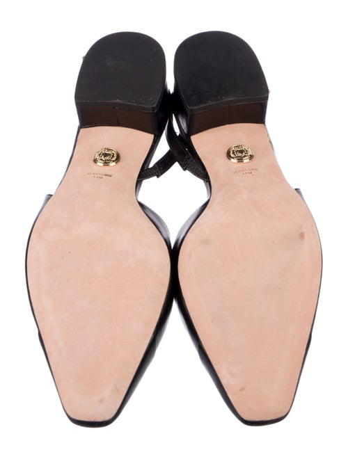 Veronica Beard Leather Slingback Flats