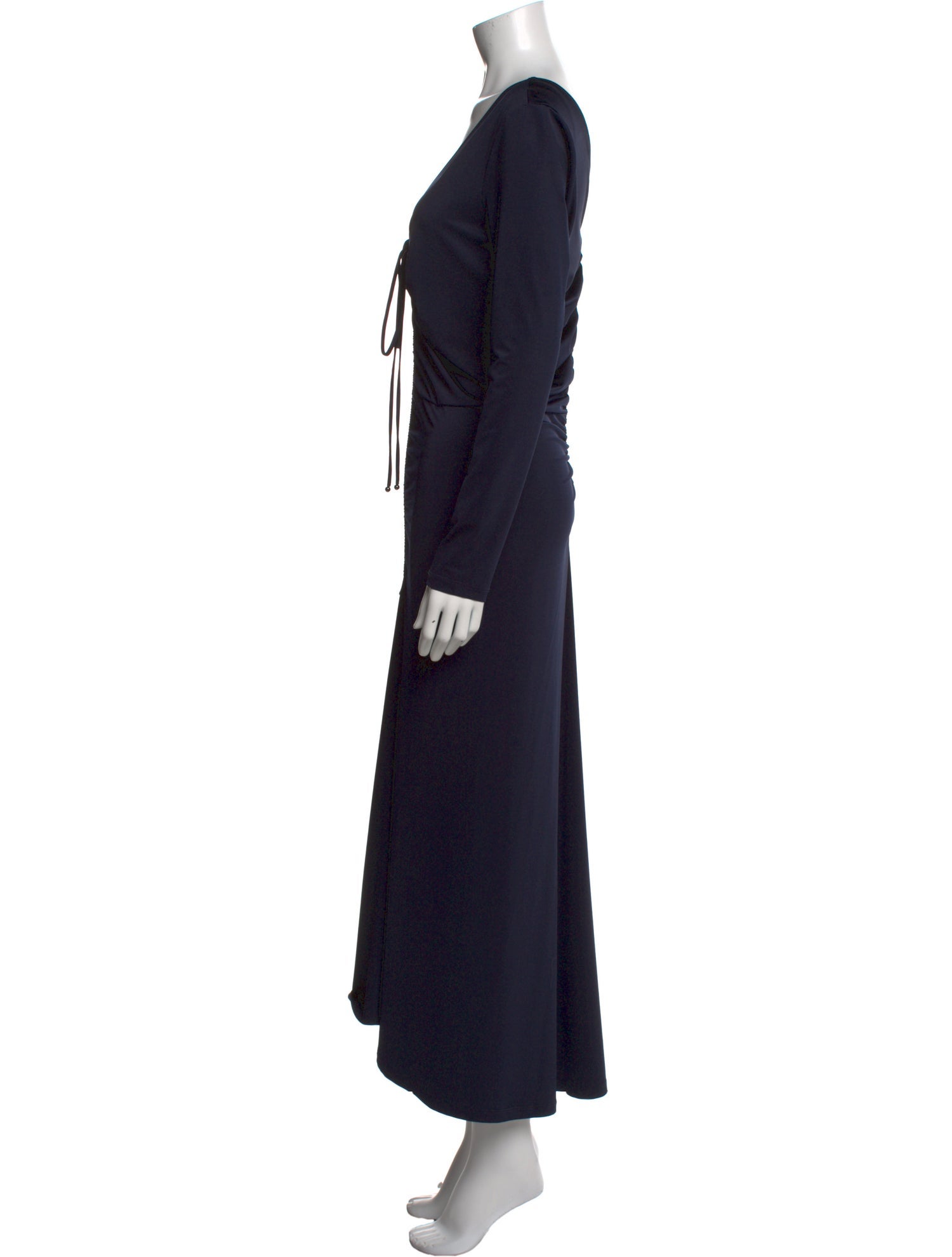 Veronica Beard V-Neck Long Dress