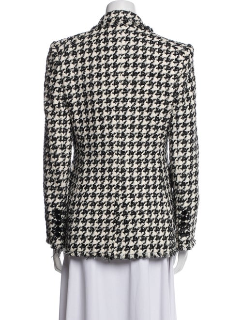 Veronica Beard Houndstooth Print Coat