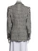 Veronica Beard Houndstooth Print Coat