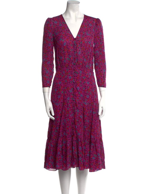 Veronica Beard Silk Midi Length Dress