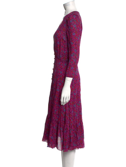 Veronica Beard Silk Midi Length Dress