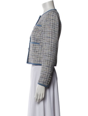 Veronica Beard Tweed Pattern Evening Jacket