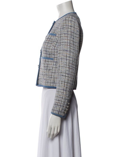 Veronica Beard Tweed Pattern Evening Jacket