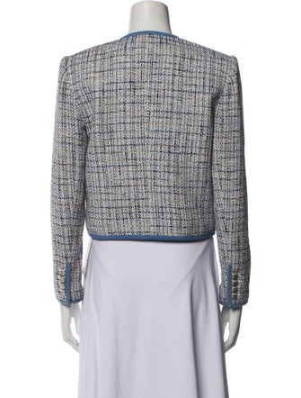 Veronica Beard Tweed Pattern Evening Jacket