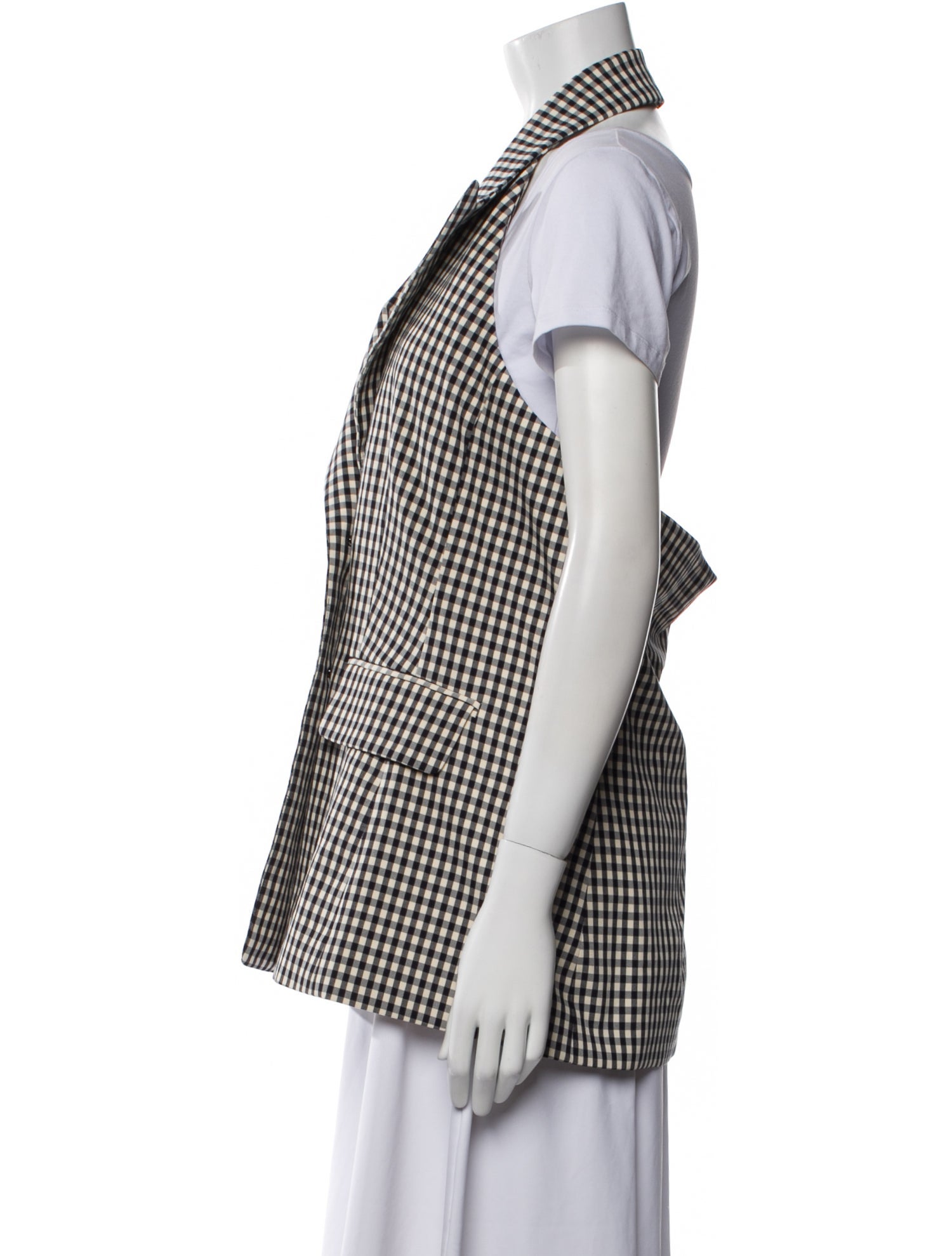Veronica Beard Plaid Print Vest w/ Tags