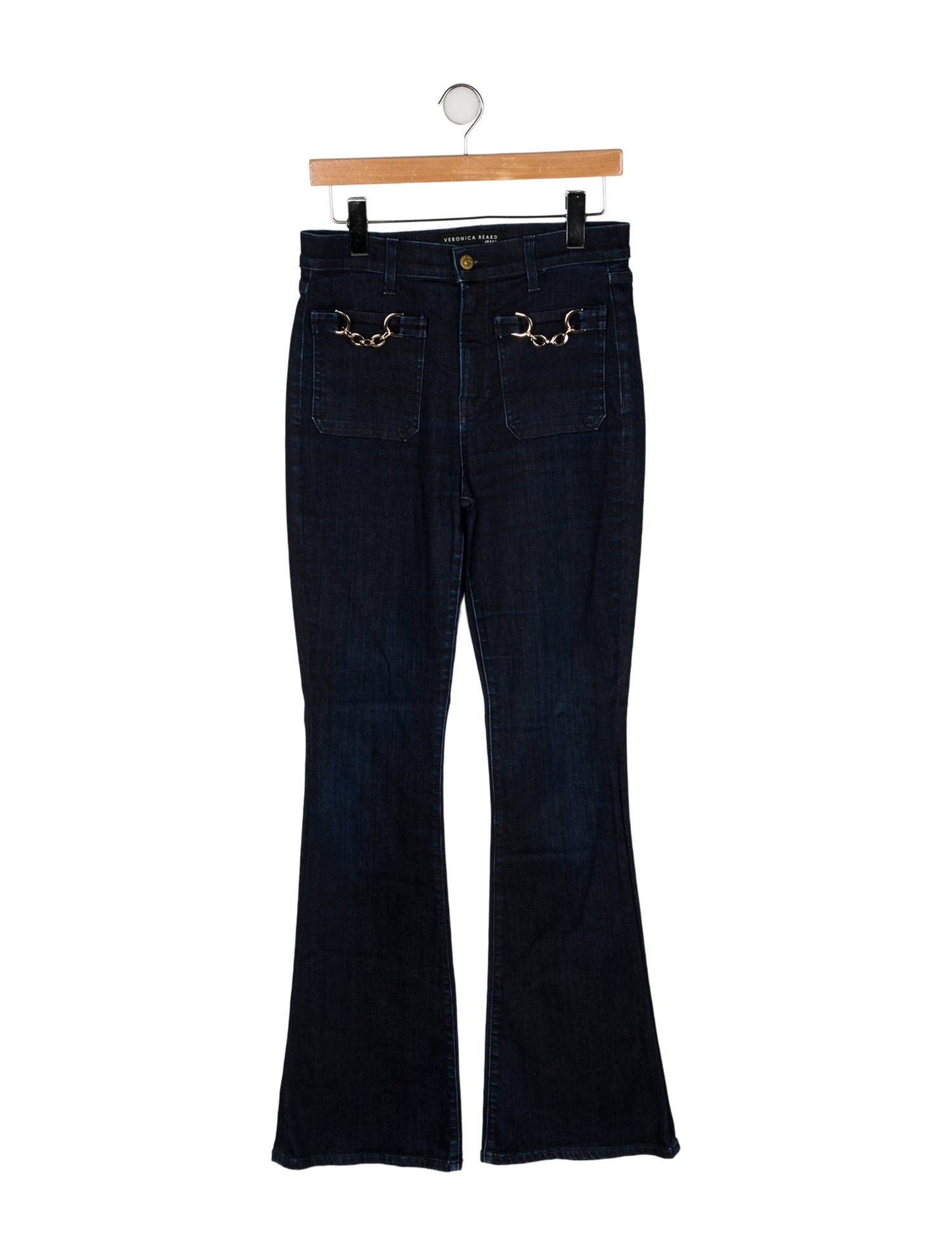 Veronica Beard Mid-Rise Flared Jeans