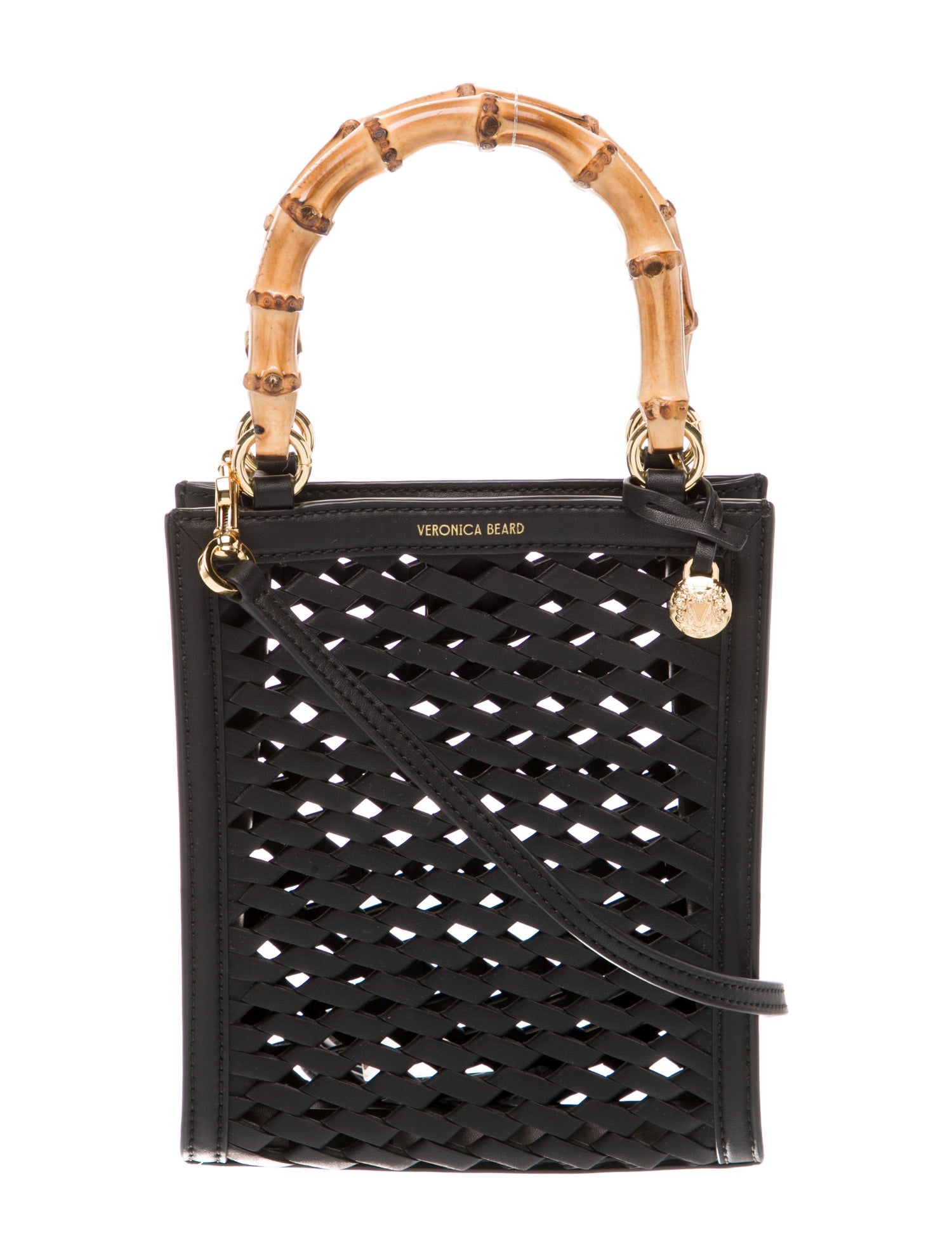 Veronica Beard Leather Top Handle Bag