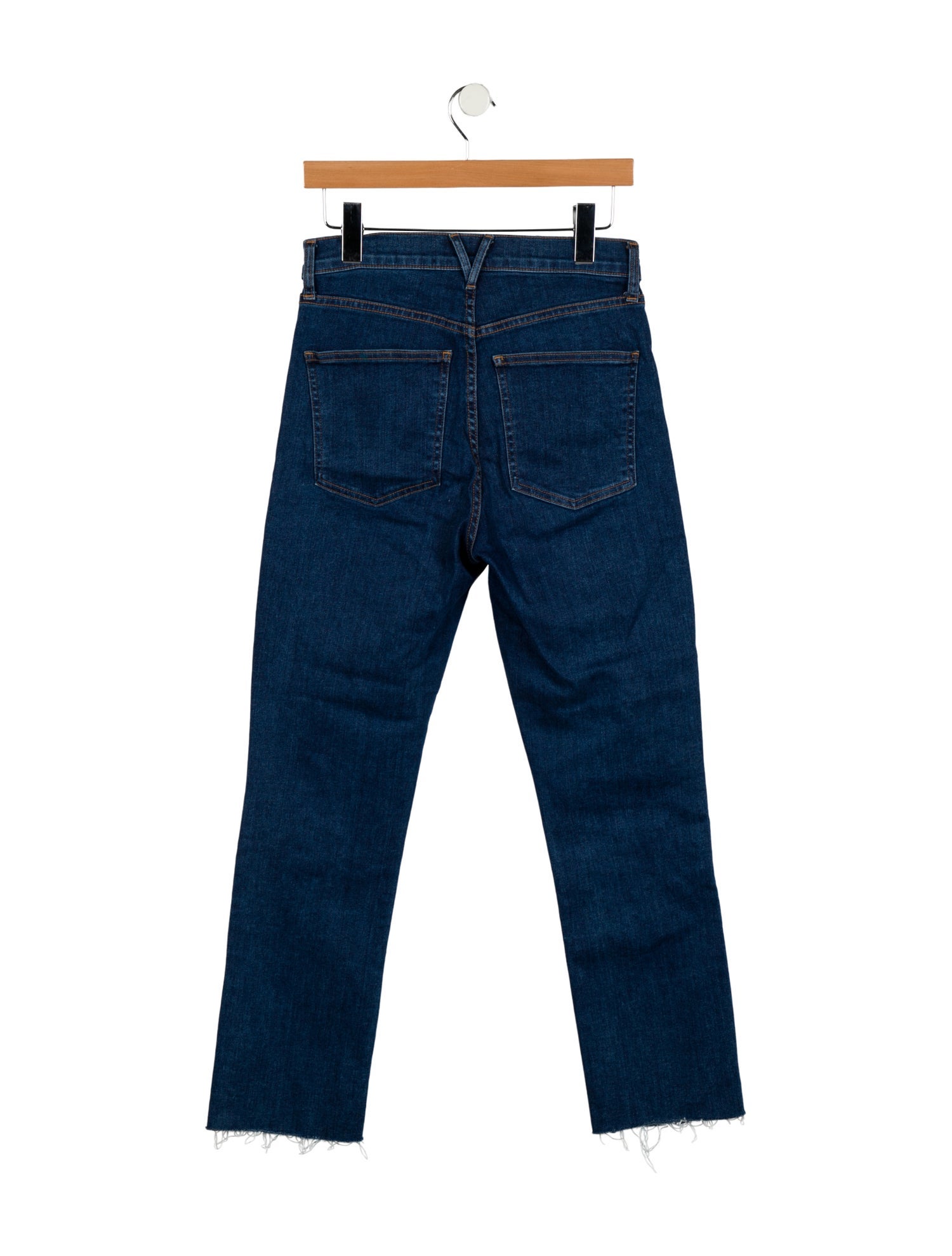 Veronica Beard Mid-Rise Straight Leg Jeans