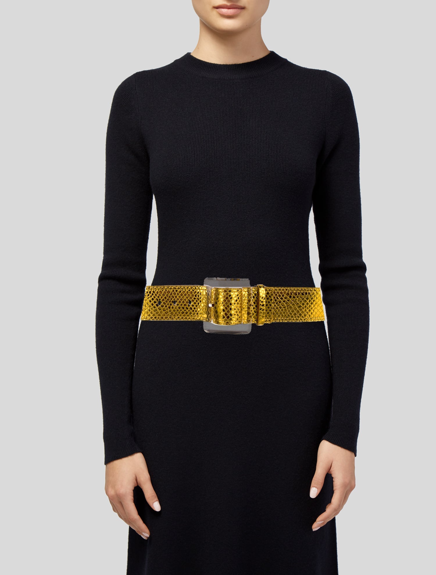 Veronica Beard Wide Leather Belt