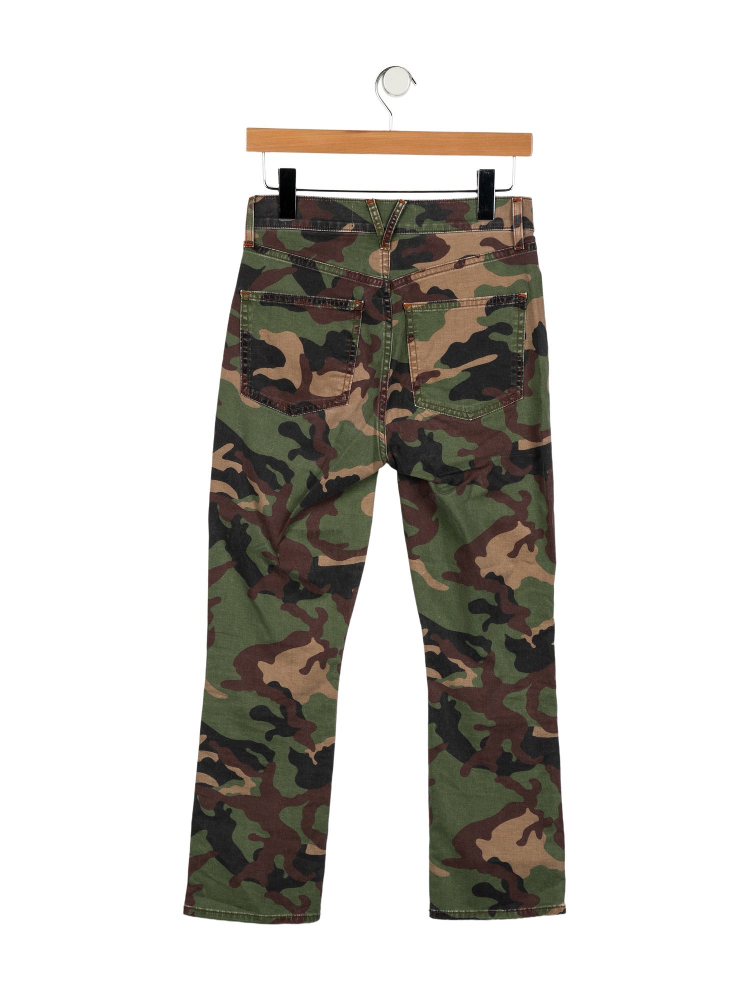 Veronica Beard Mid-Rise Straight Leg Jeans