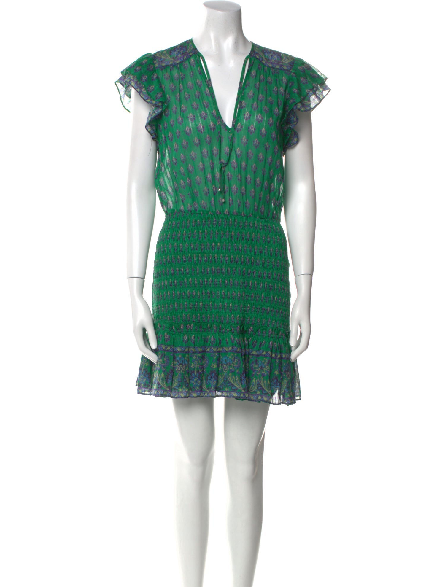 Veronica Beard Printed Mini Dress