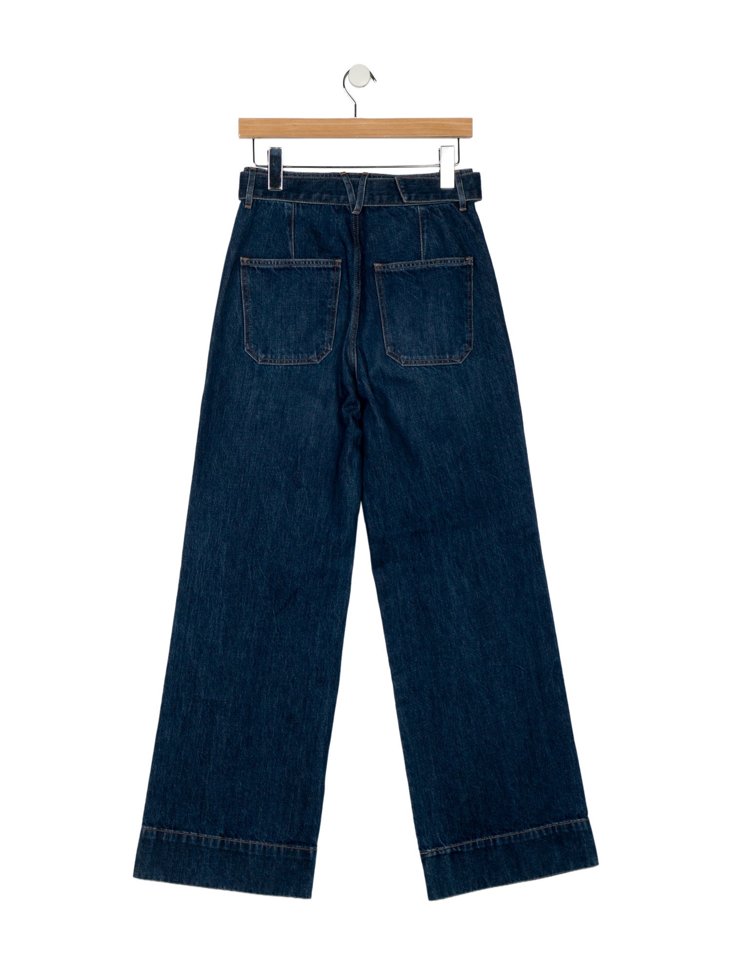 Veronica Beard High-Rise Wide Leg Jeans