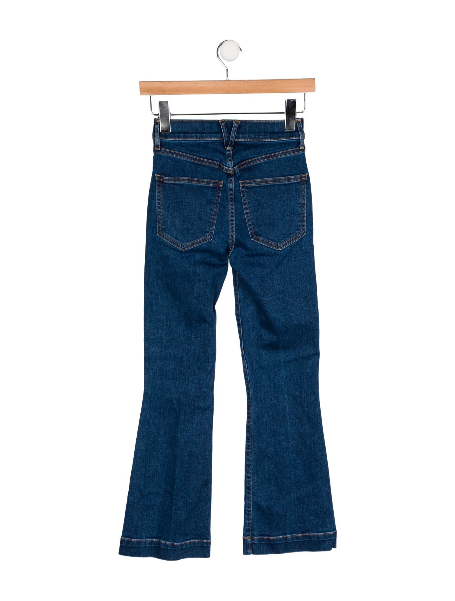 Veronica Beard Mid-Rise Straight Leg Jeans