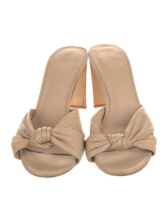 Veronica Beard Leather Slides