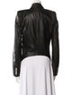 Veronica Beard Lamb Leather Biker Jacket