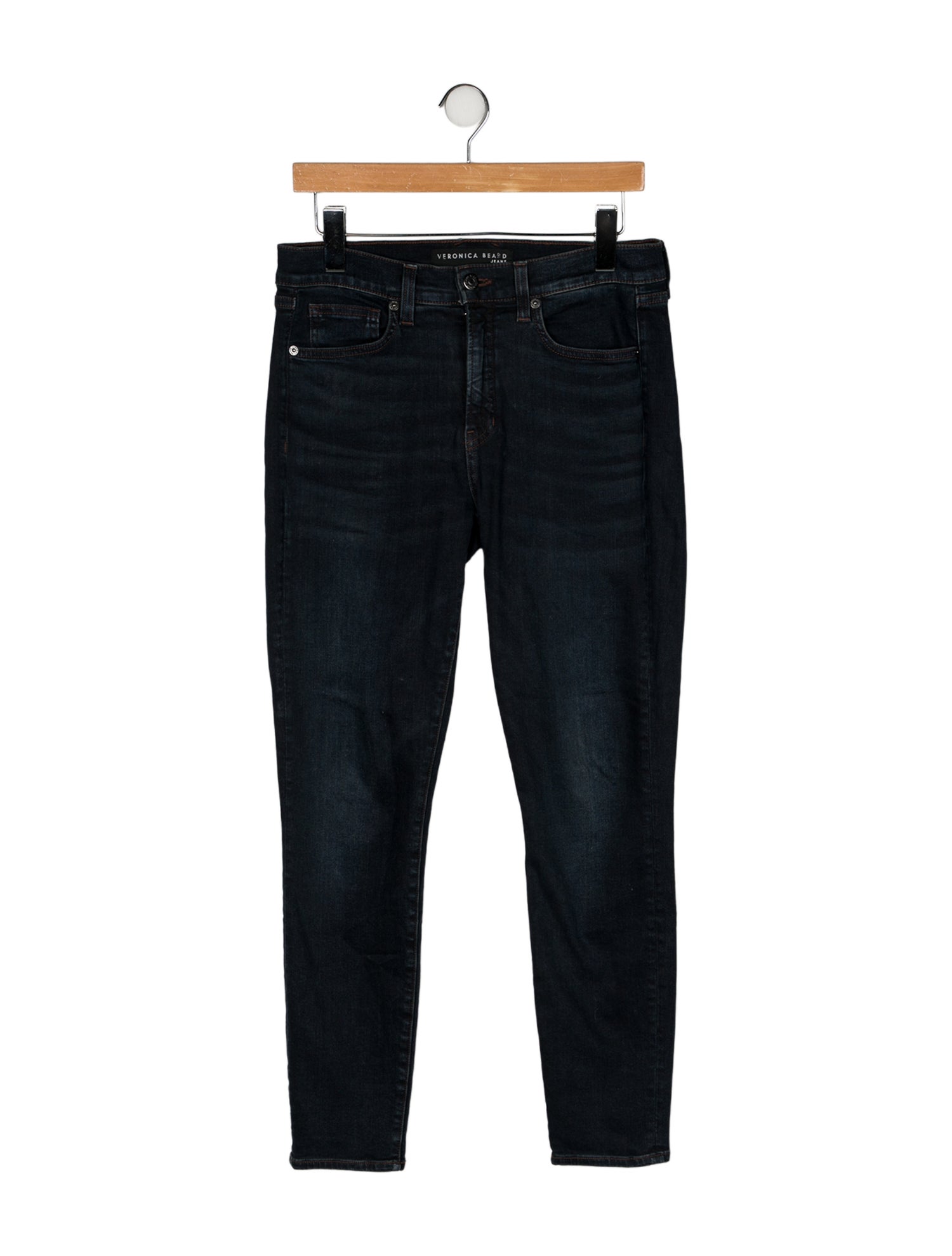 Veronica Beard Mid-Rise Skinny Leg Jeans