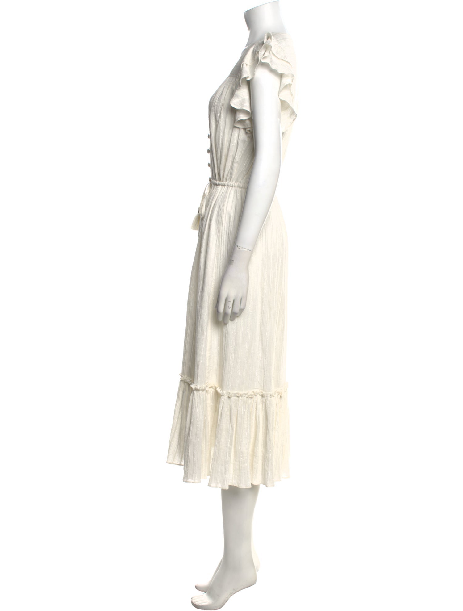 Veronica Beard V-Neck Long Dress