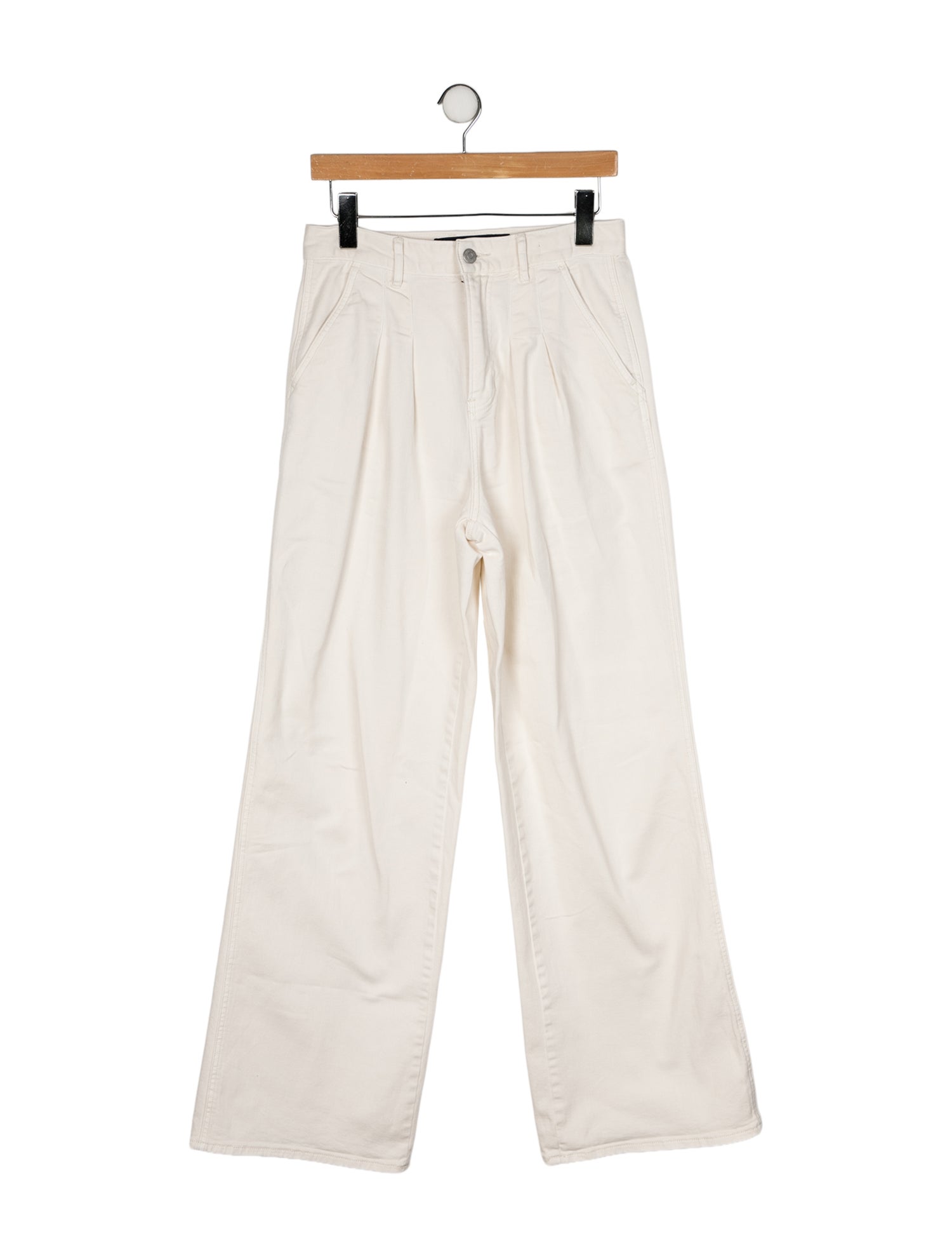 Veronica Beard High-Rise Wide Leg Jeans