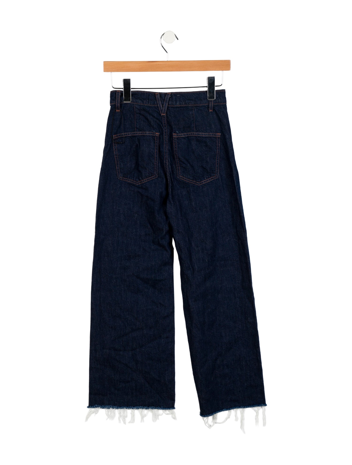 Veronica Beard High-Rise Wide Leg Jeans