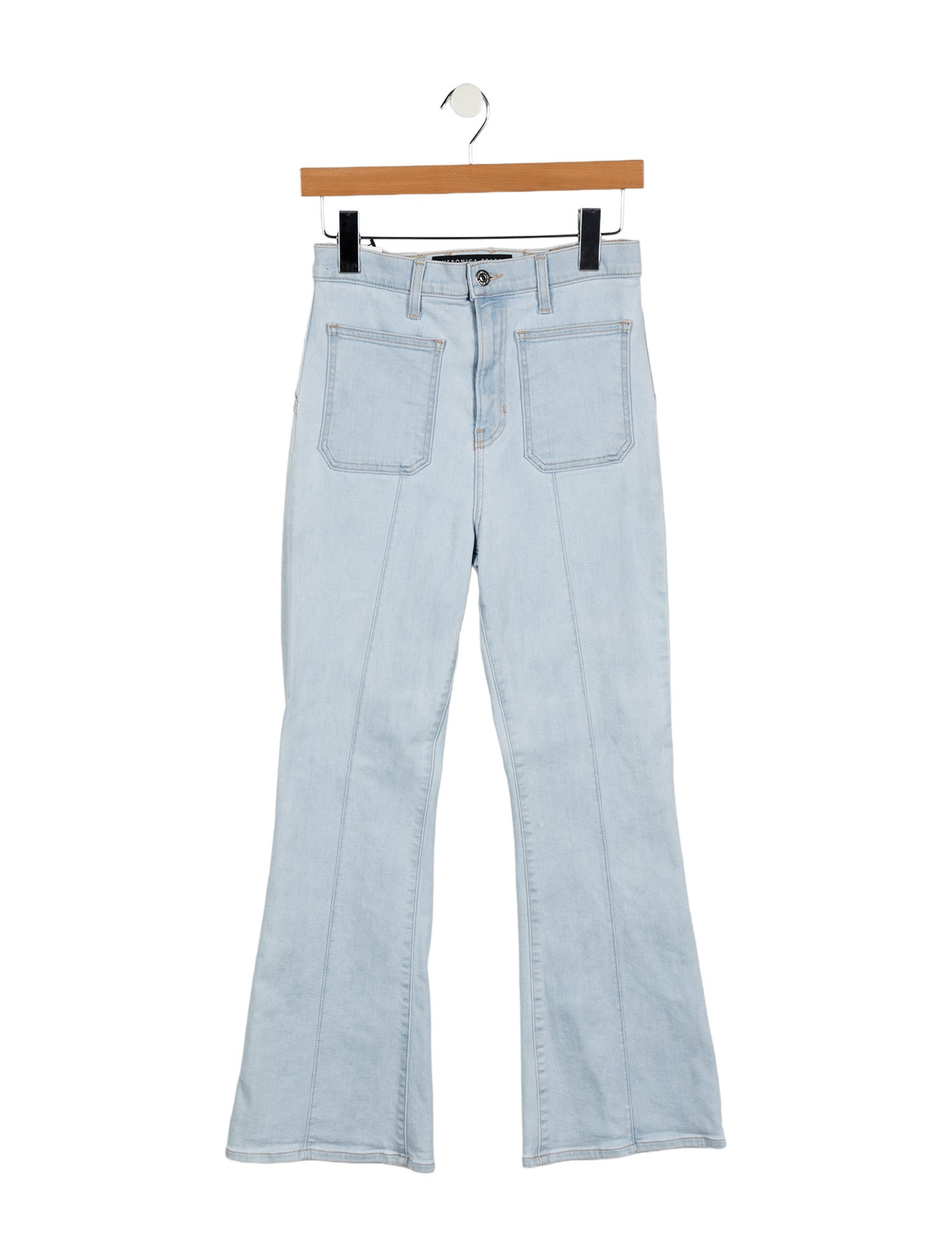 Veronica Beard High-Rise Wide Leg Jeans