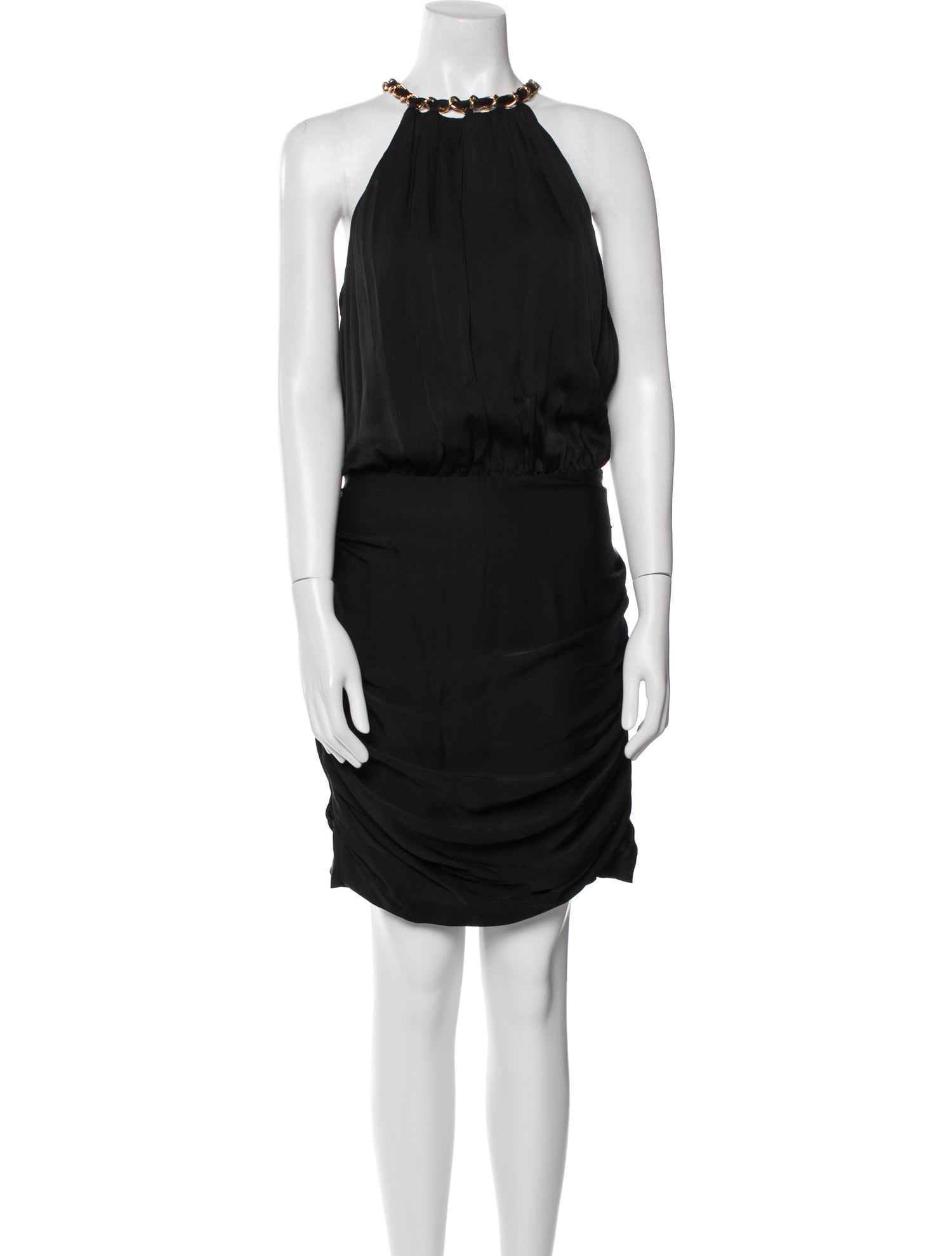 Veronica Beard Halterneck Knee-Length Dress