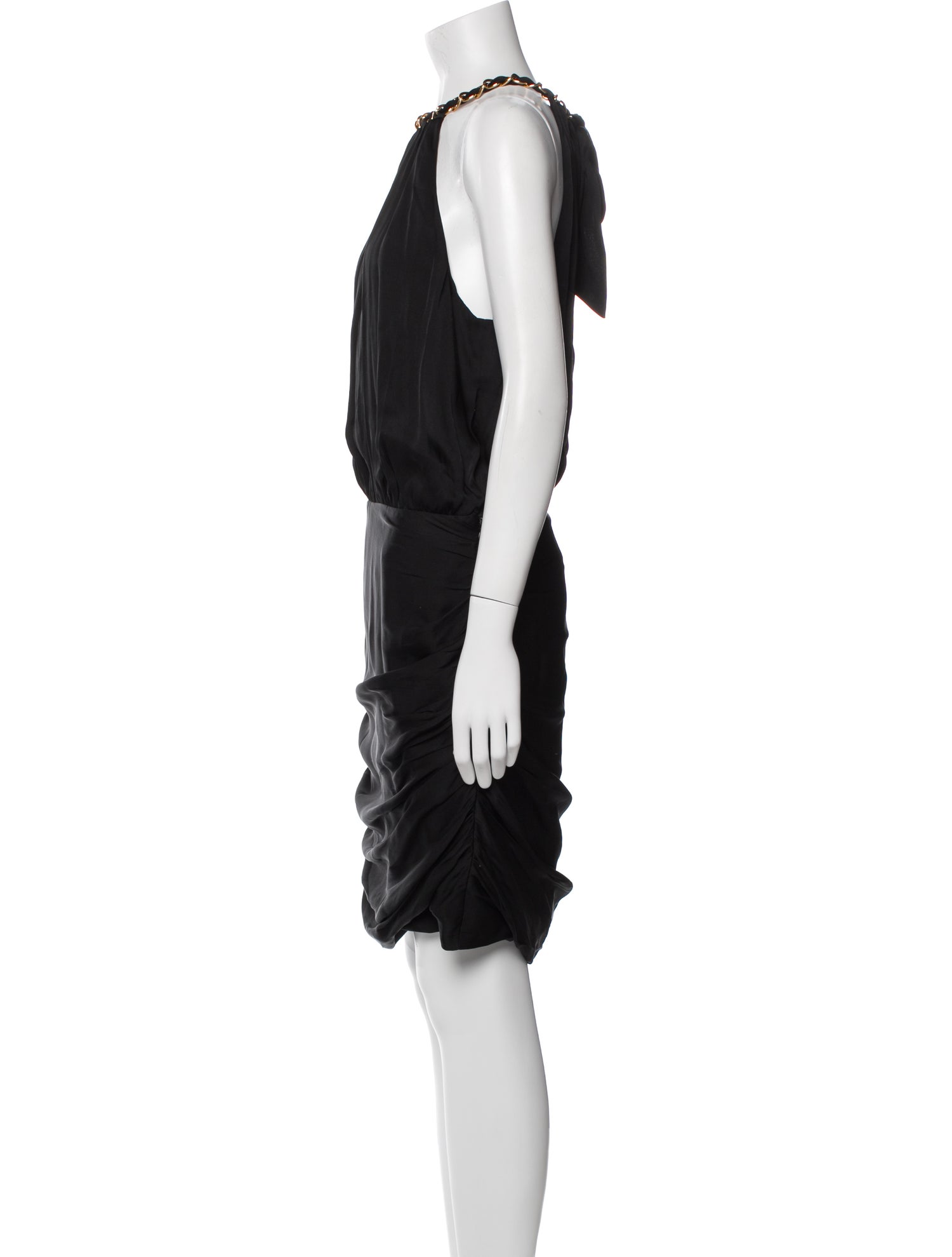 Veronica Beard Halterneck Knee-Length Dress