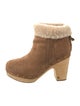 Veronica Beard Suede Studded Accents Boots