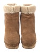 Veronica Beard Suede Studded Accents Boots