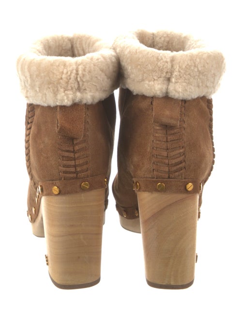 Veronica Beard Suede Studded Accents Boots