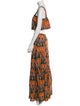 Veronica Beard Linen Printed Skirt Set