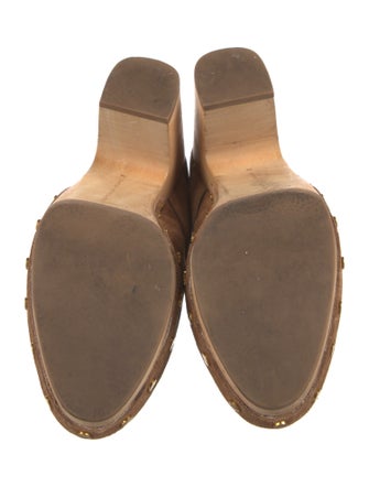 Veronica Beard Suede Studded Accents Mules