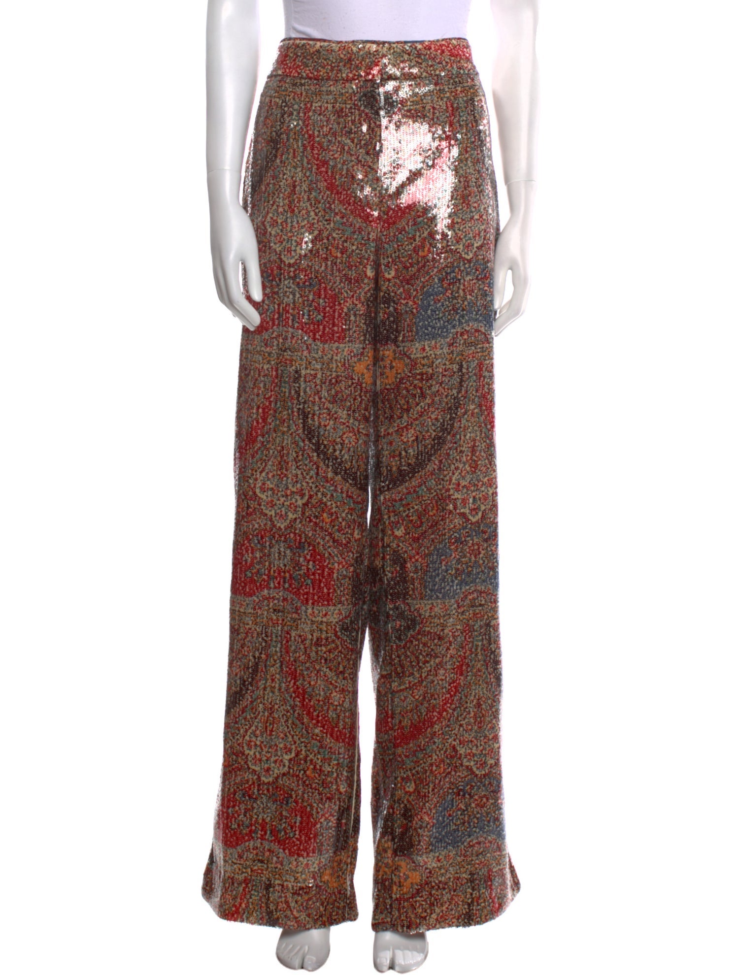 Veronica Beard Printed Wide Leg Pants w/ Tags