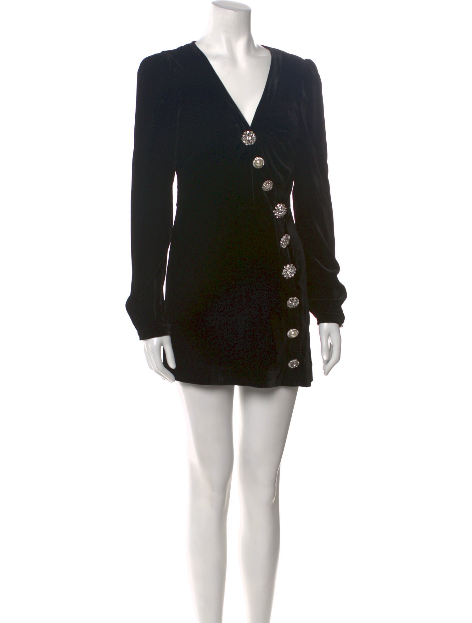 Veronica Beard V-Neck Mini Dress