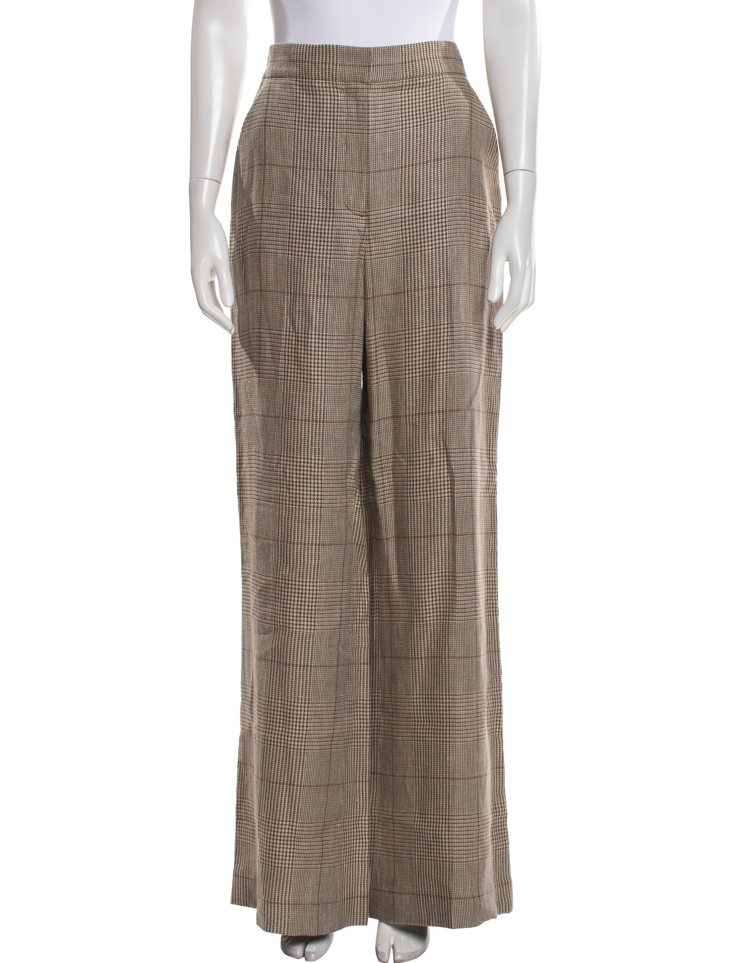 Veronica Beard Linen Wide Leg Pants