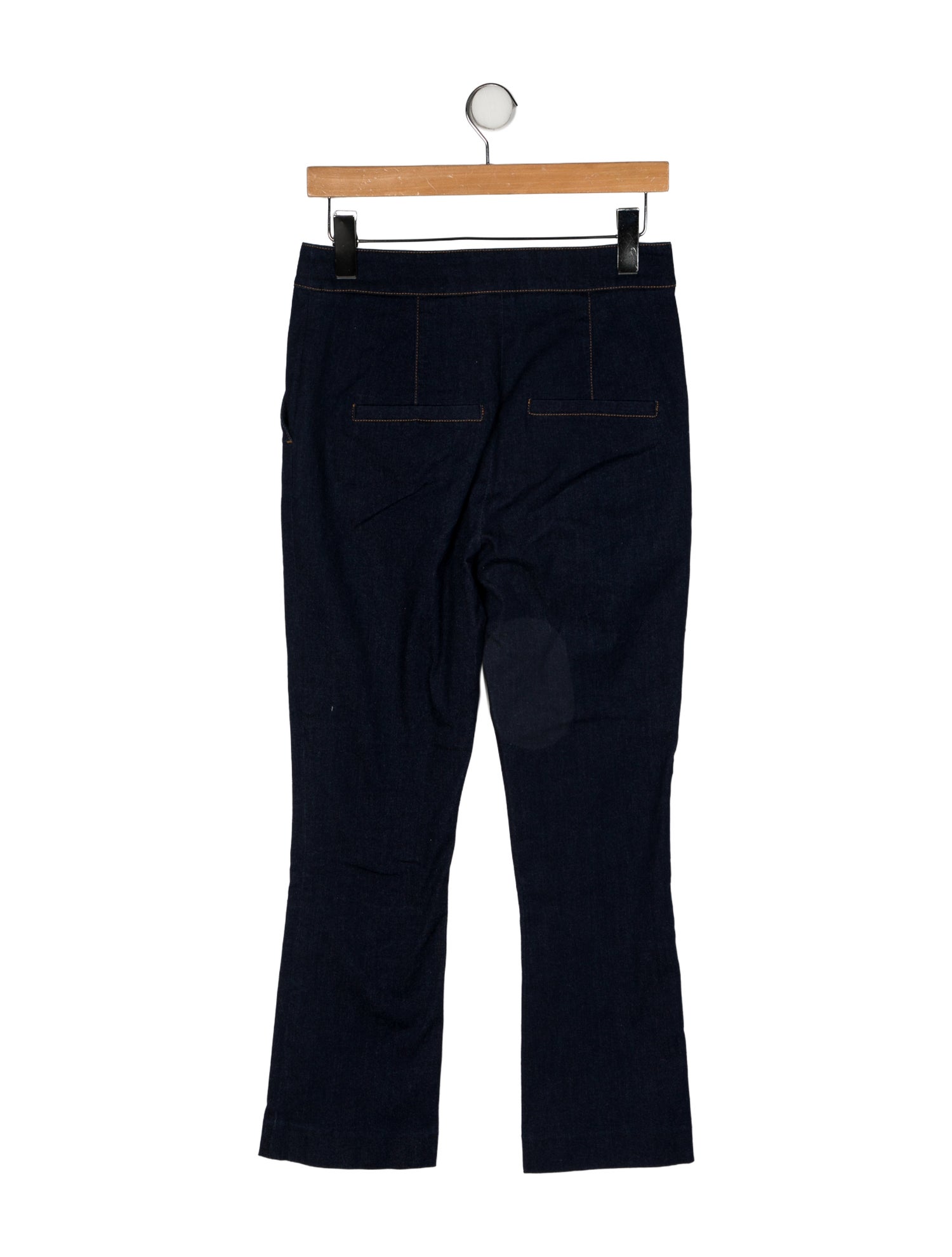 Veronica Beard High-Rise Straight Leg Jeans