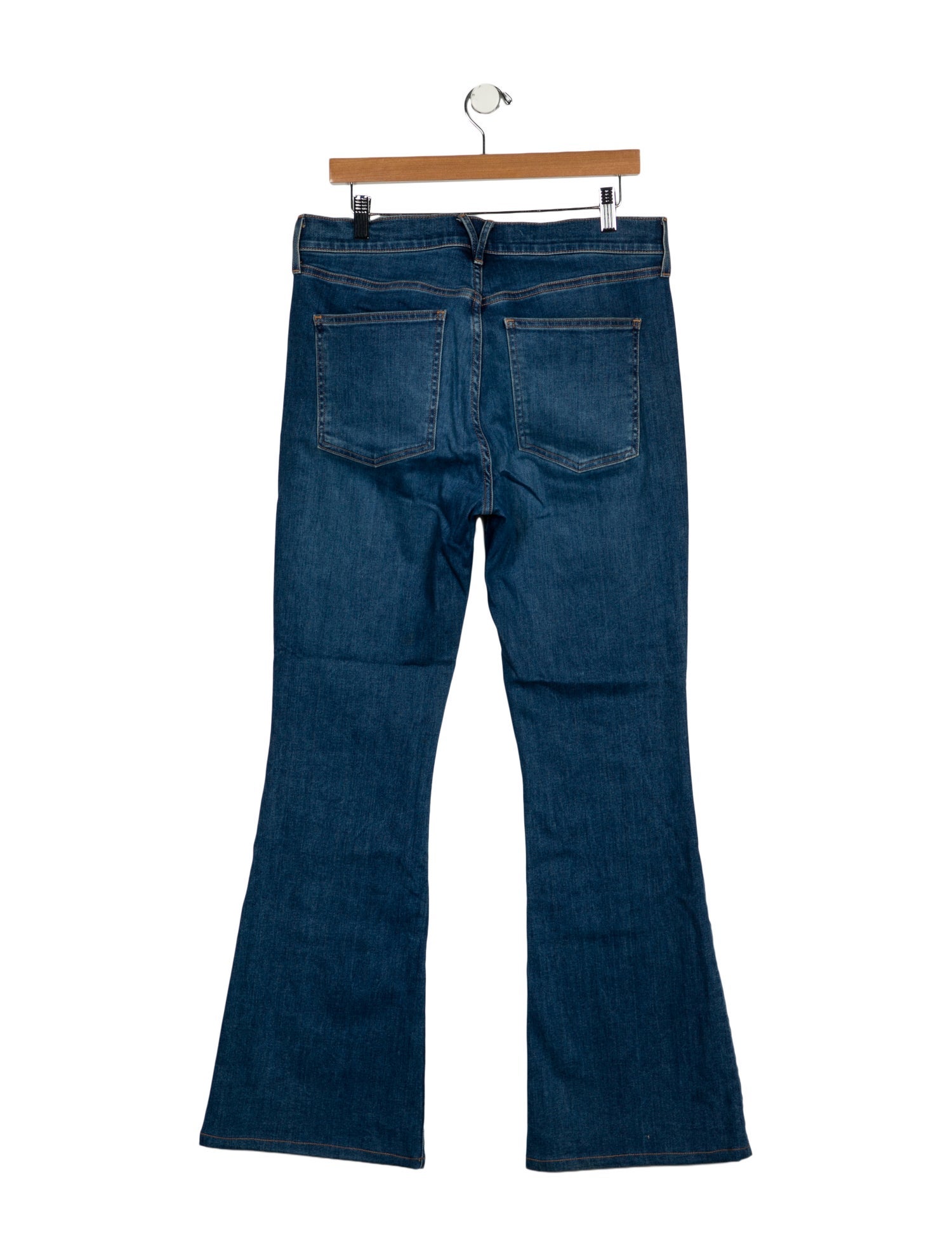 Veronica Beard Mid-Rise Wide Leg Jeans