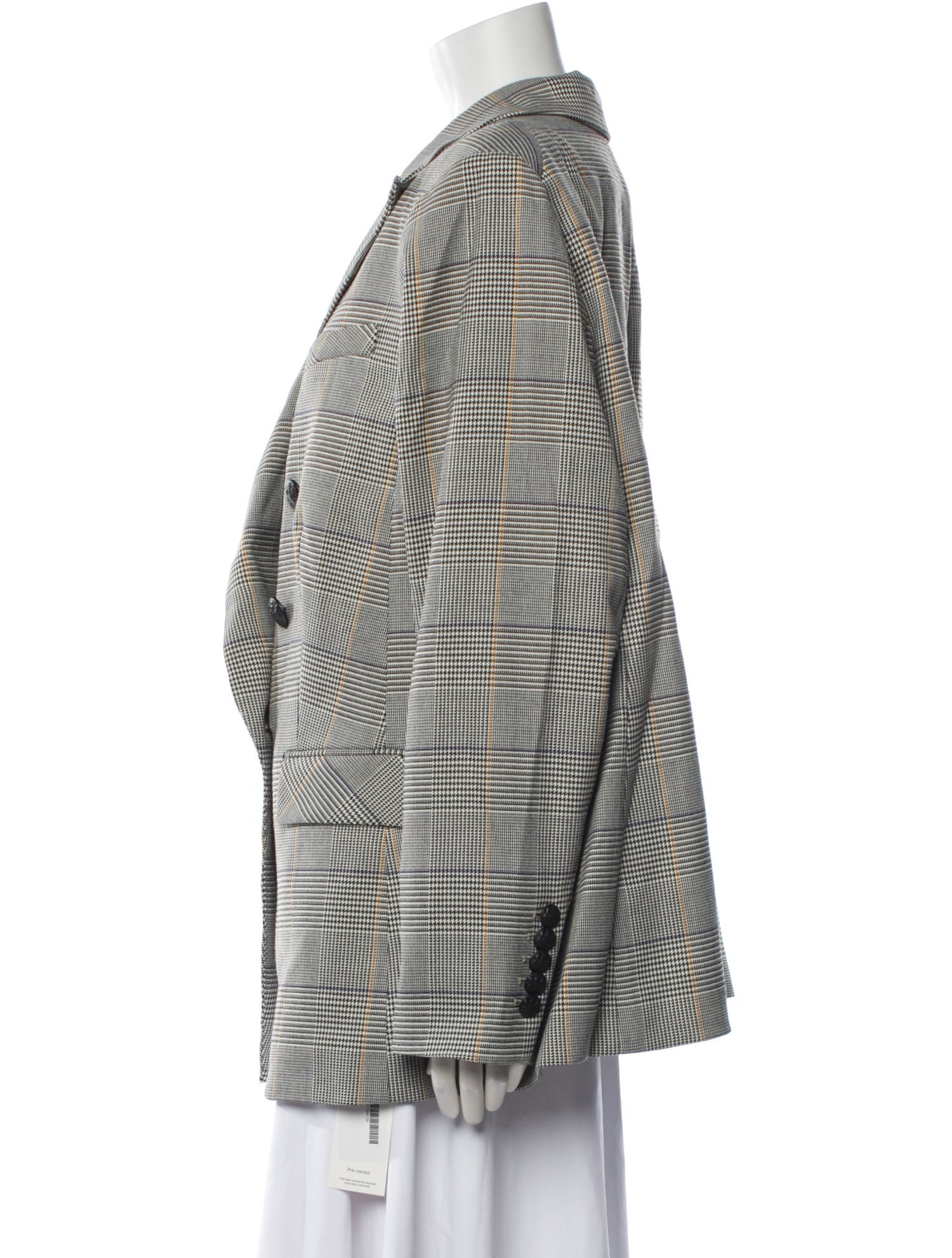 Veronica Beard Plaid Print Blazer