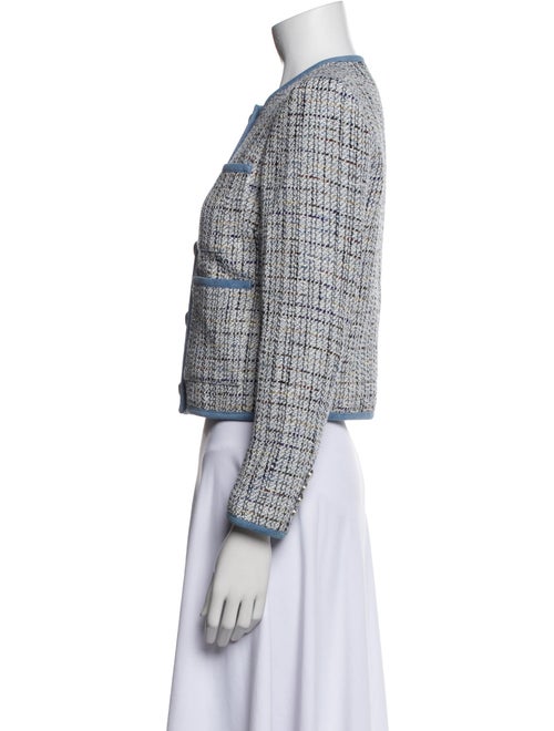 Veronica Beard Tweed Pattern Evening Jacket