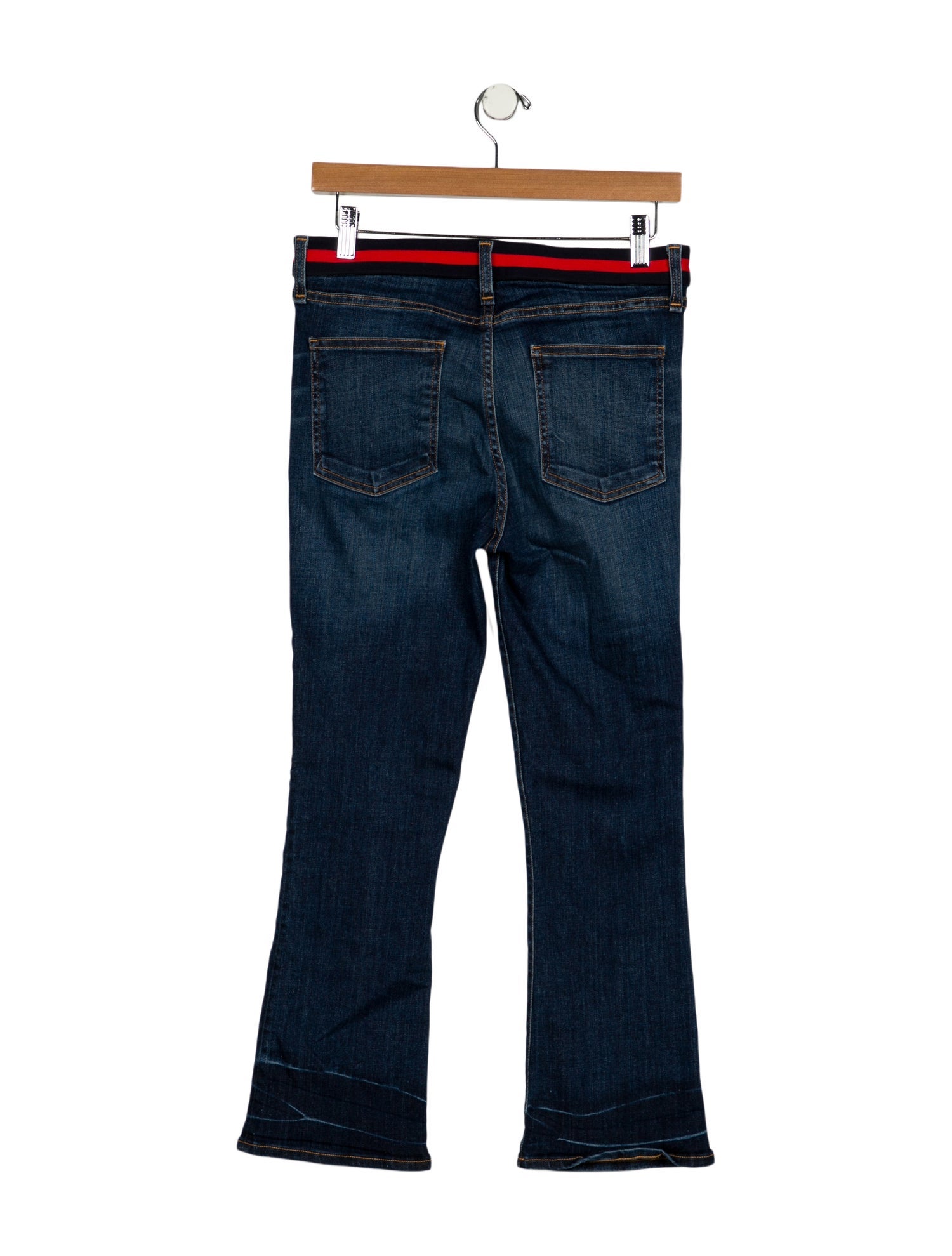 Veronica Beard Mid-Rise Straight Leg Jeans