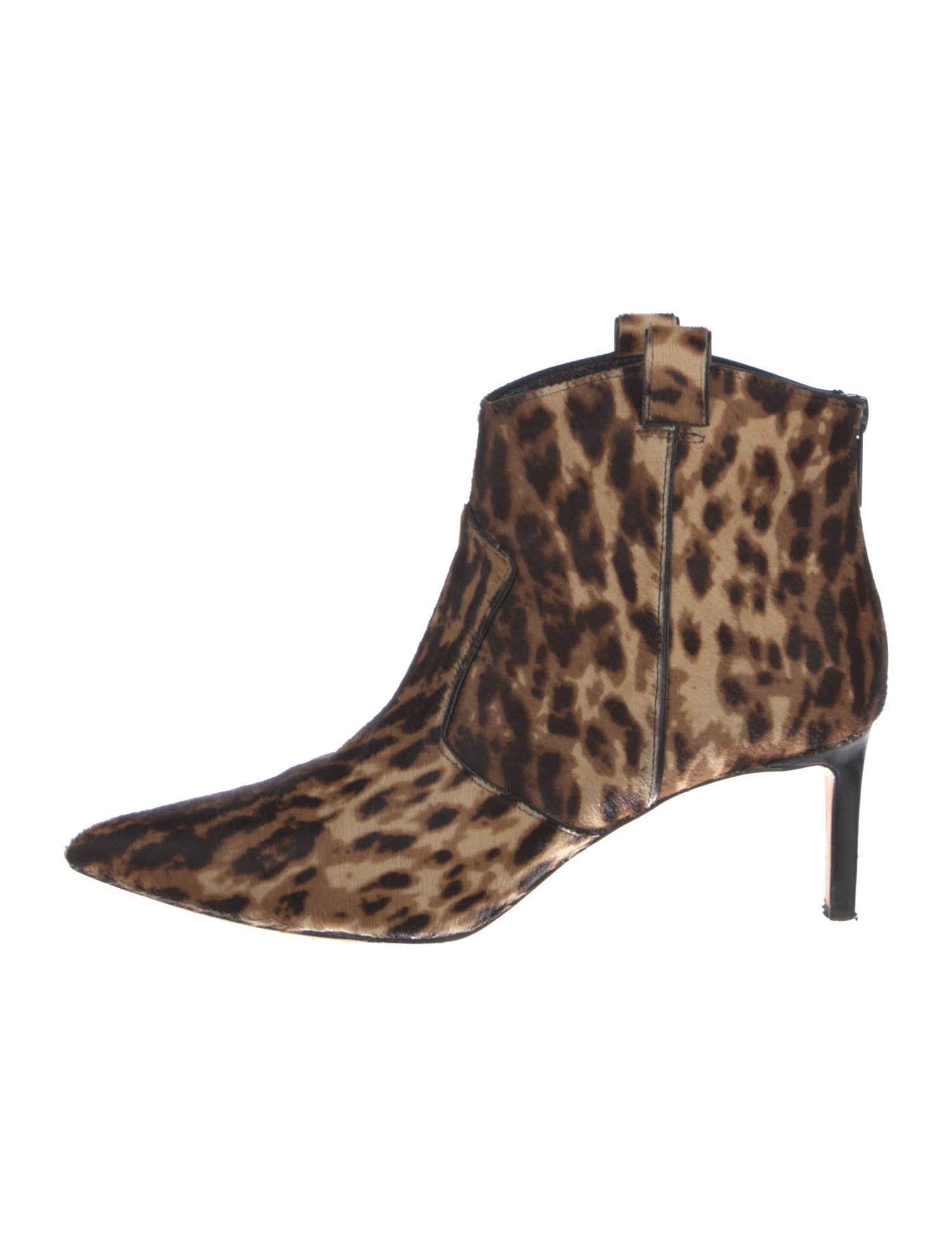 Veronica Beard Ponyhair Animal Print Boots