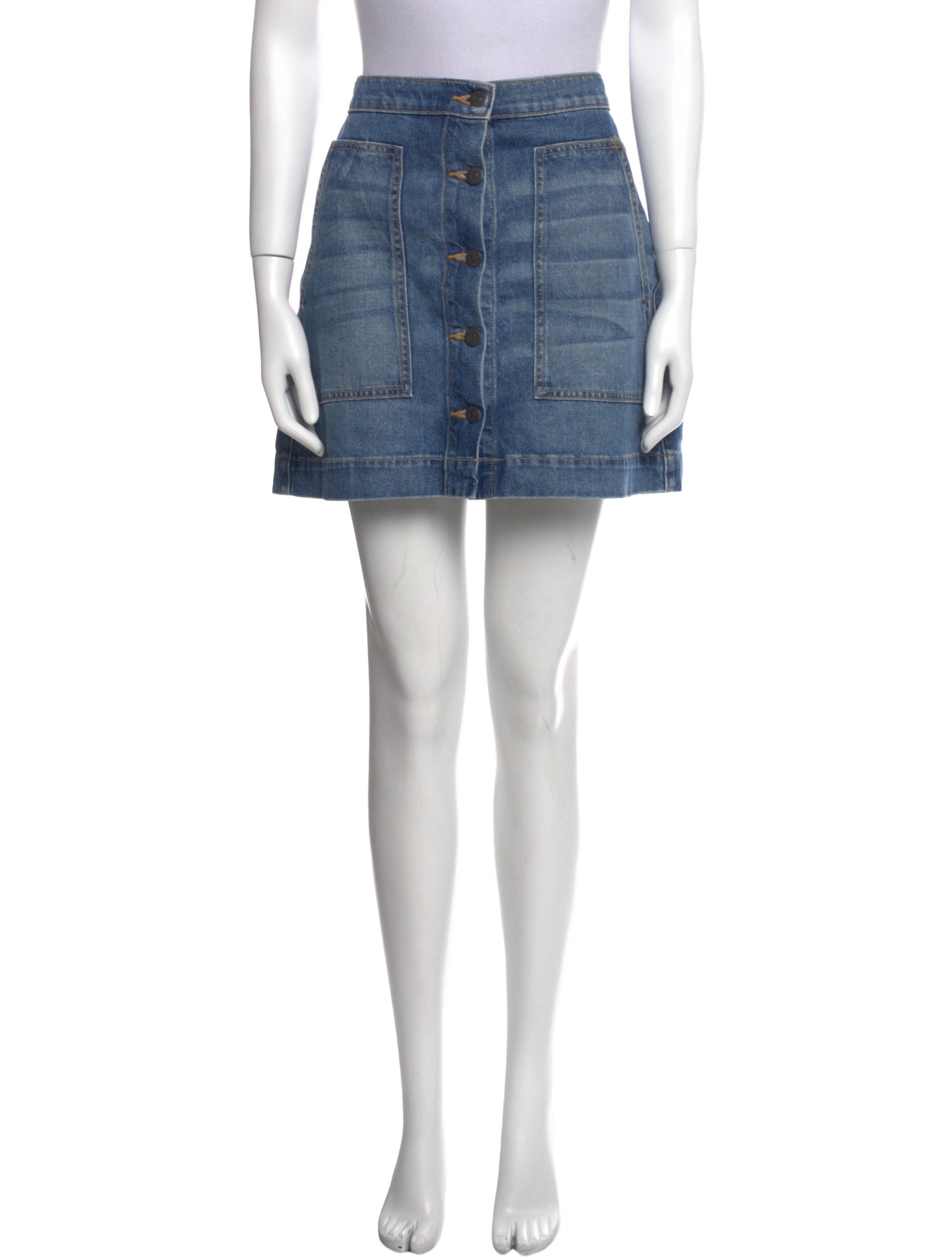 Veronica Beard Embroidered Accent Mini Skirt