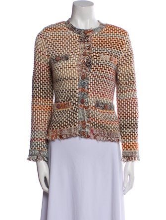 Veronica Beard Tweed Pattern Jacket