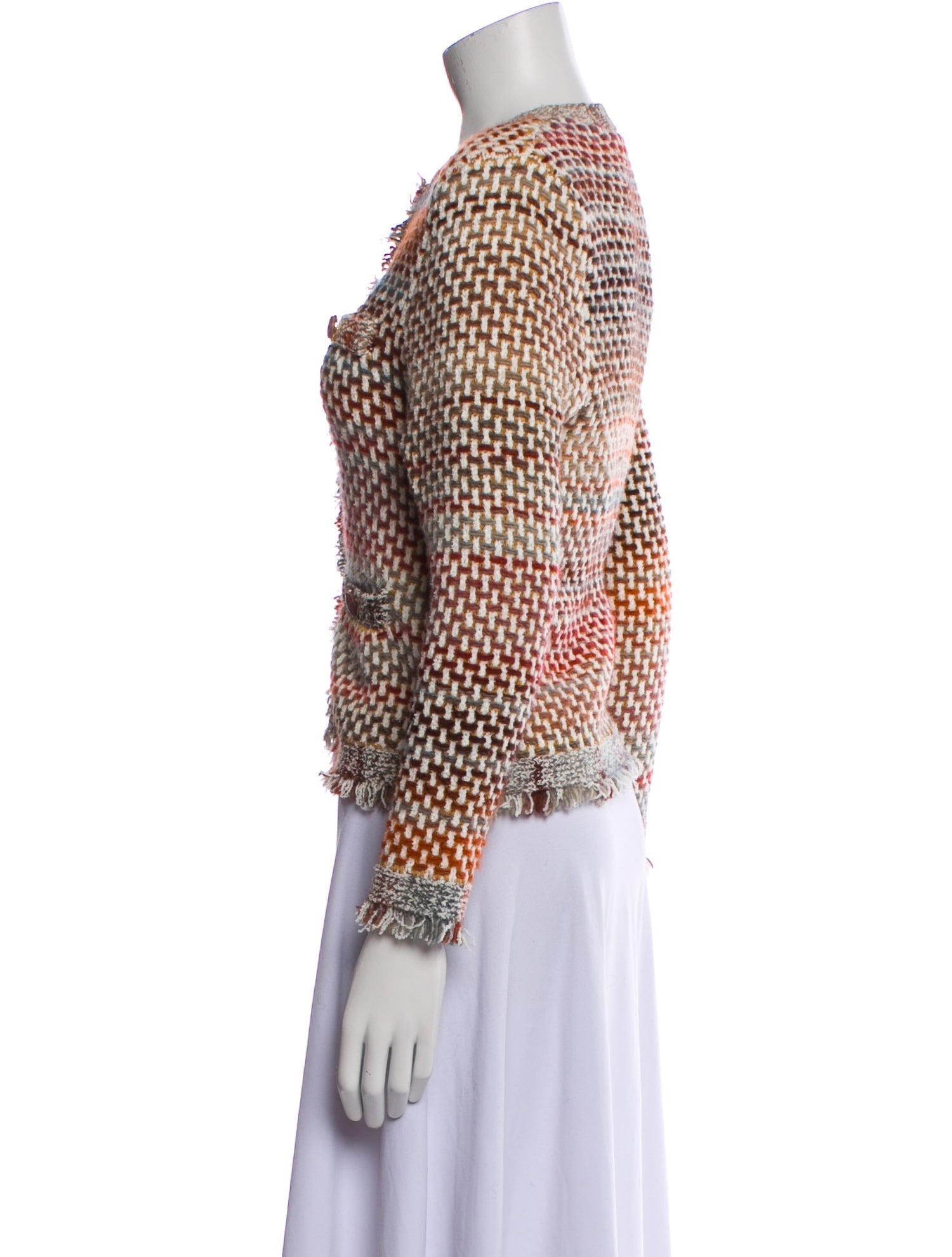 Veronica Beard Tweed Pattern Jacket