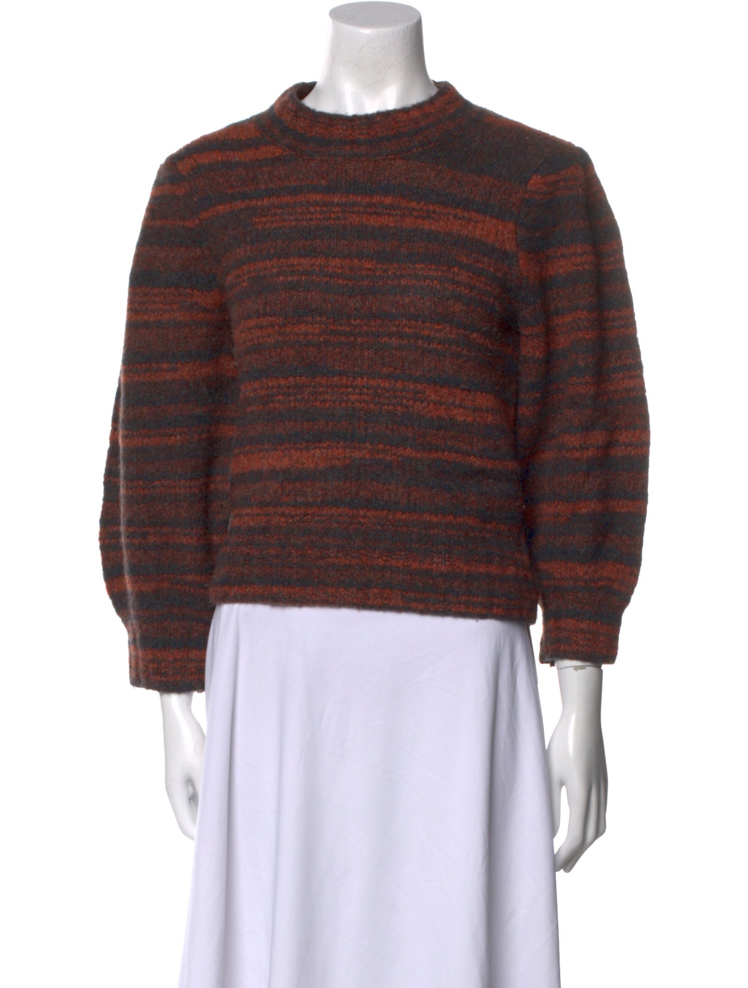 Veronica Beard Merino Wool Striped Sweater