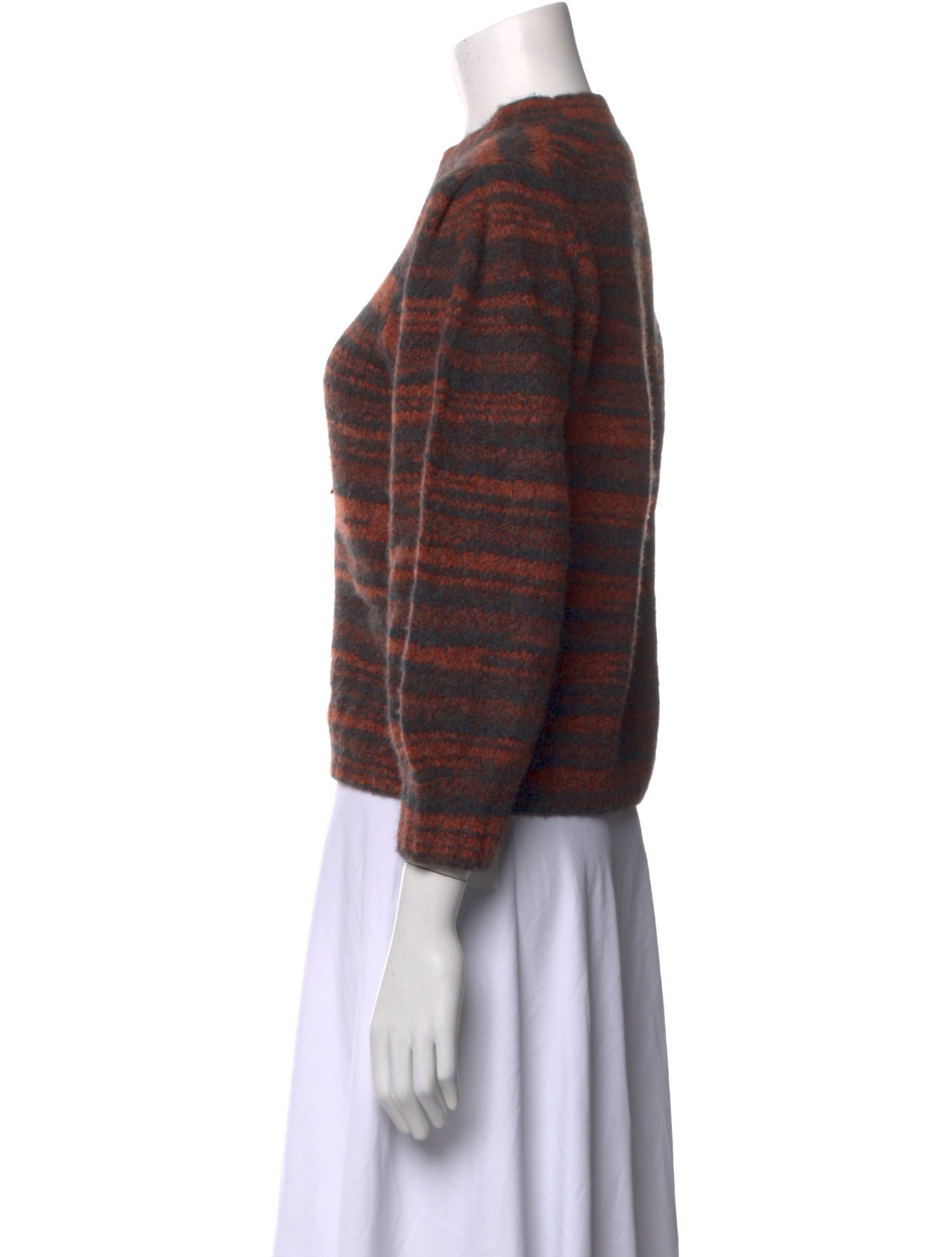 Veronica Beard Merino Wool Striped Sweater