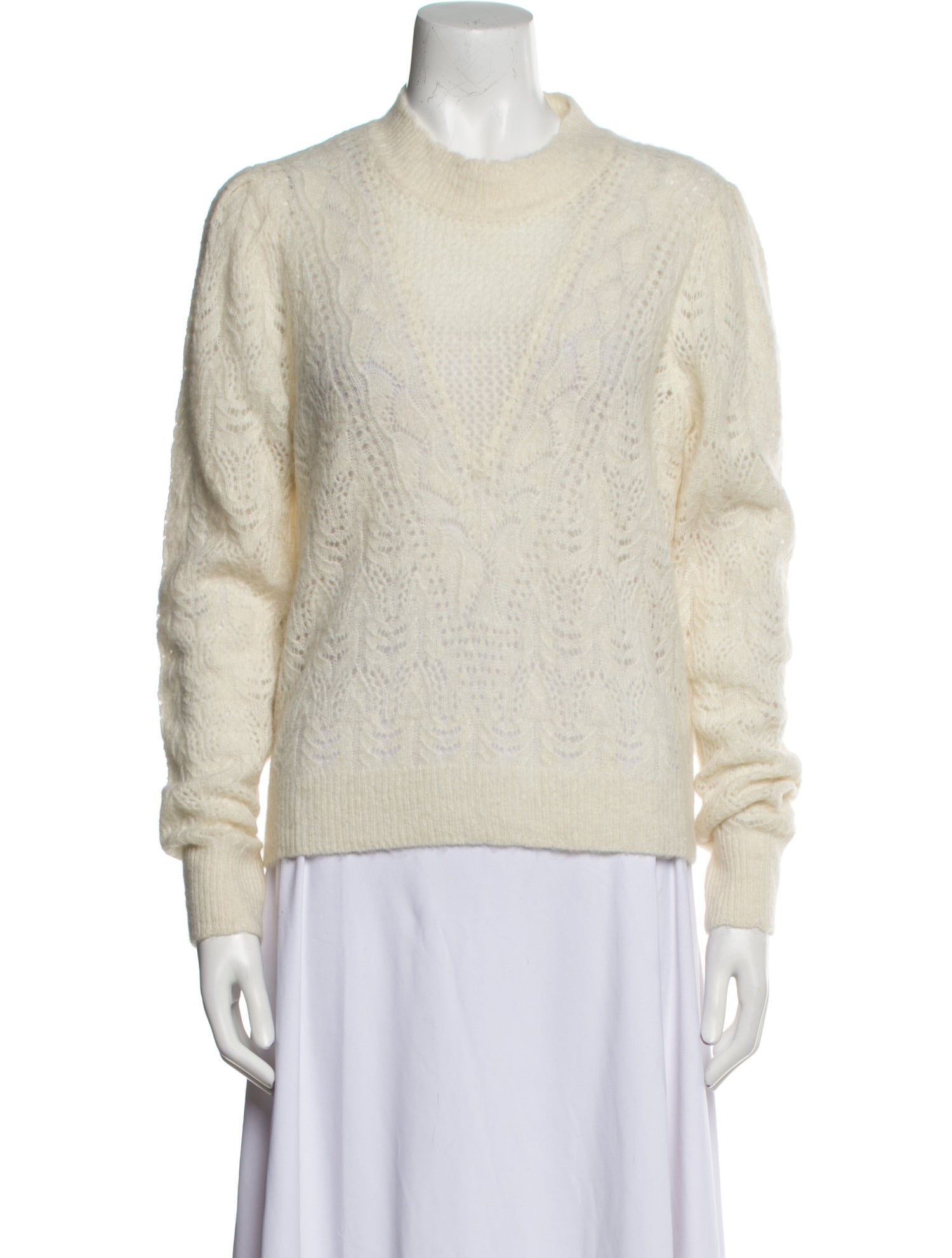 Veronica Beard Baby Alpaca Crew Neck Sweater